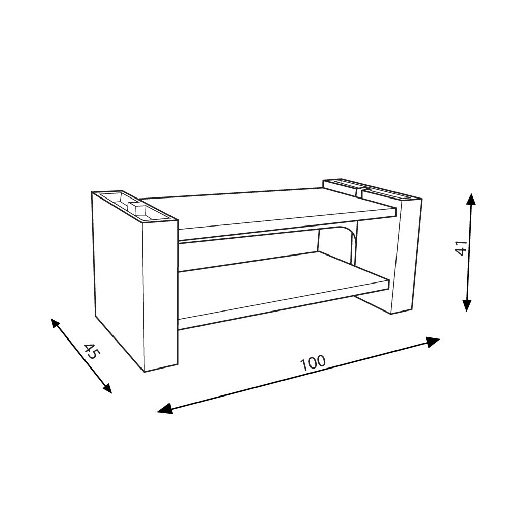 Etagère basse cozus