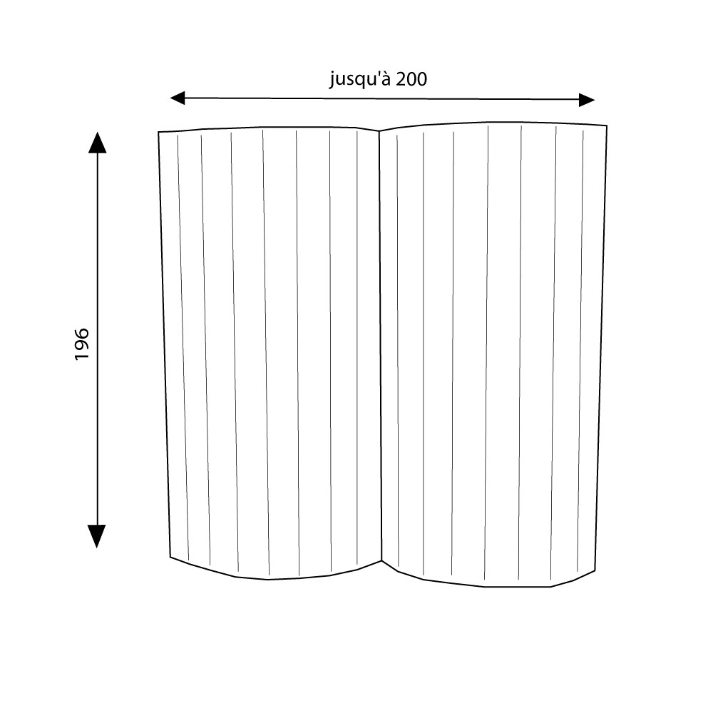 Paravent 2 panneaux