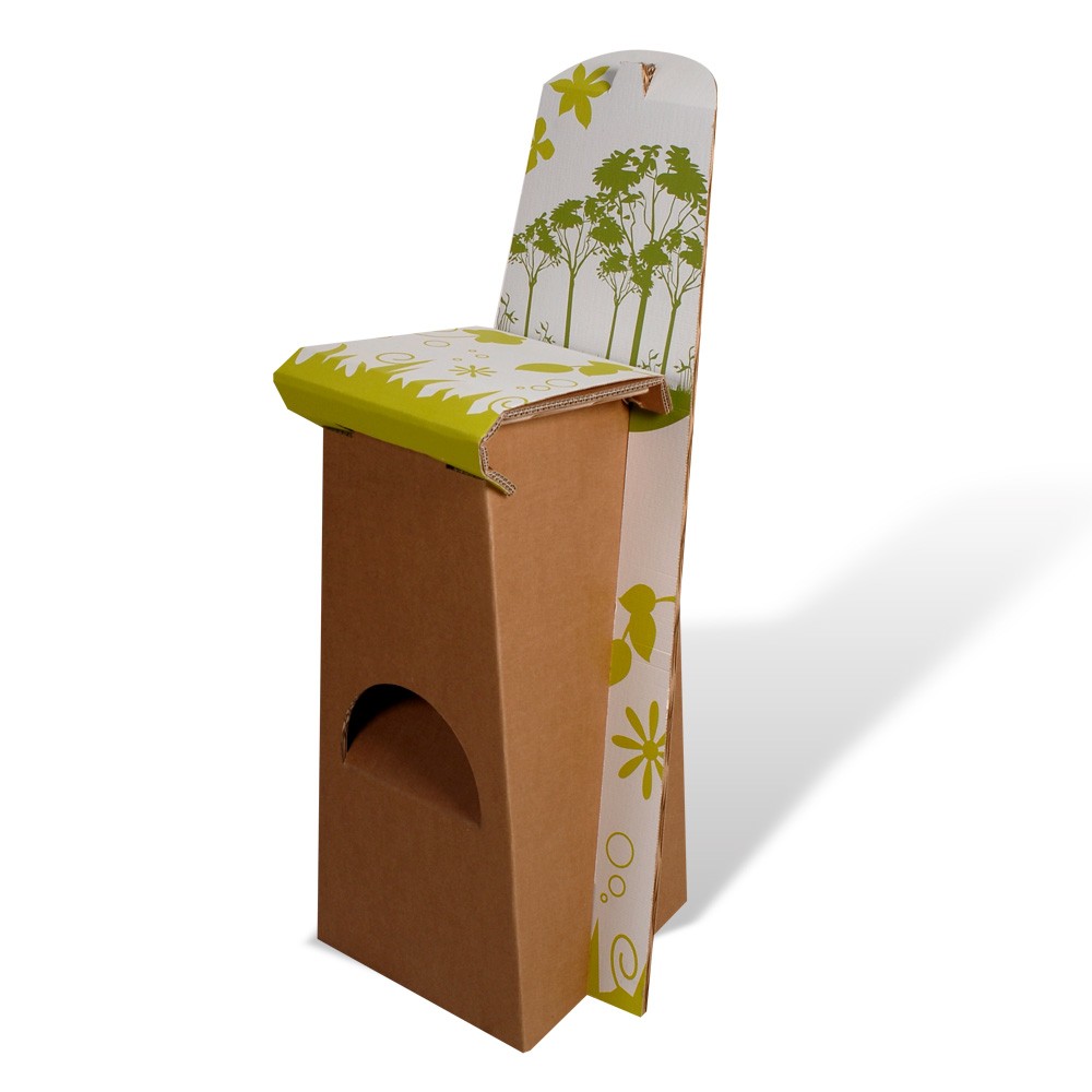 Tabouret haut nature